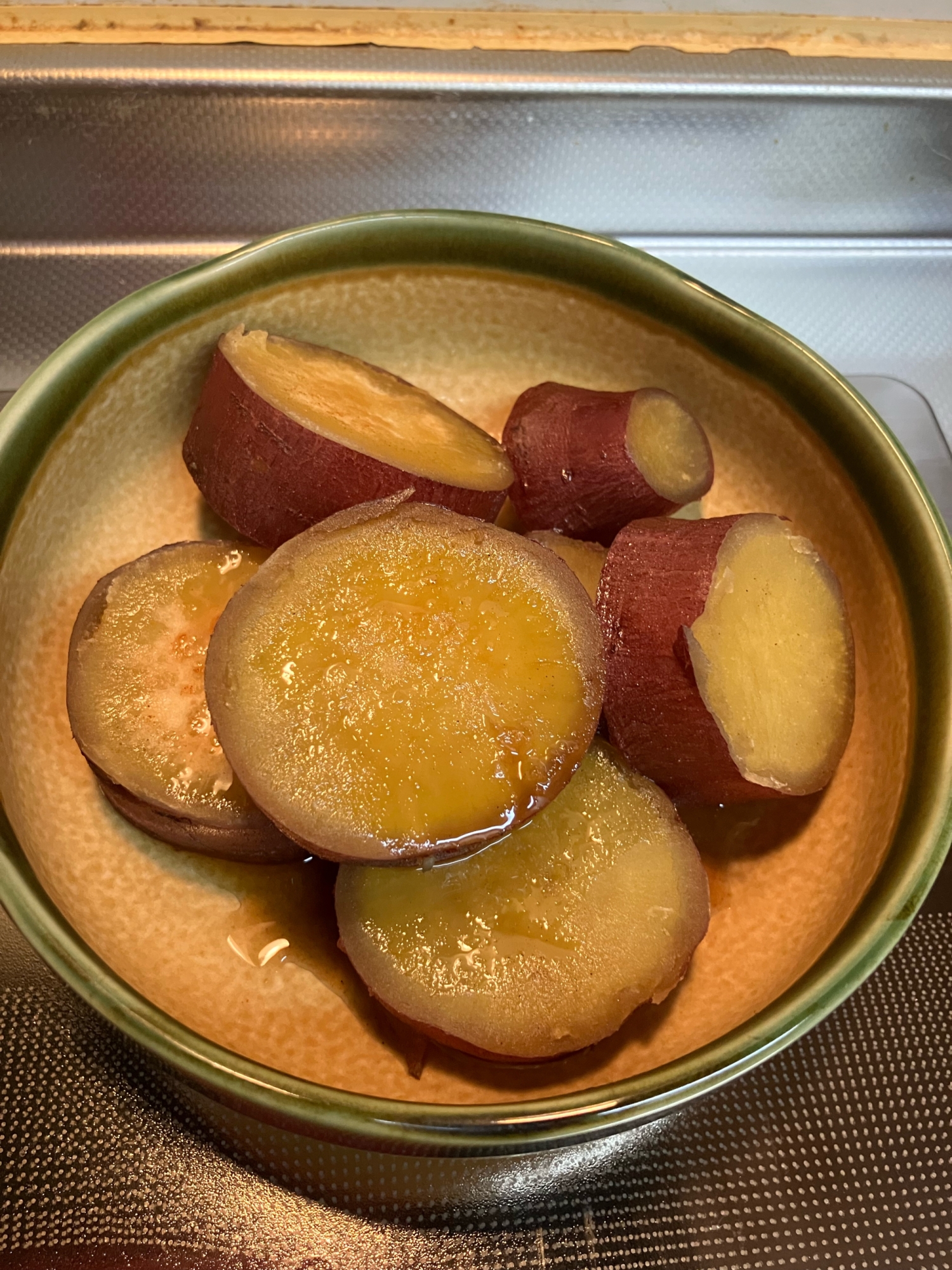 だし香る♪さつまいもの旨煮^_^