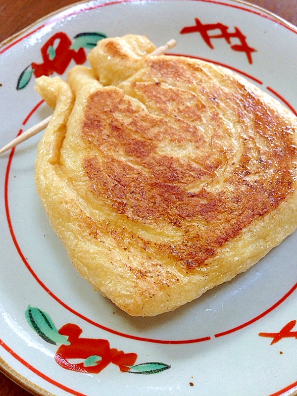 納豆とチーズの巾着焼き