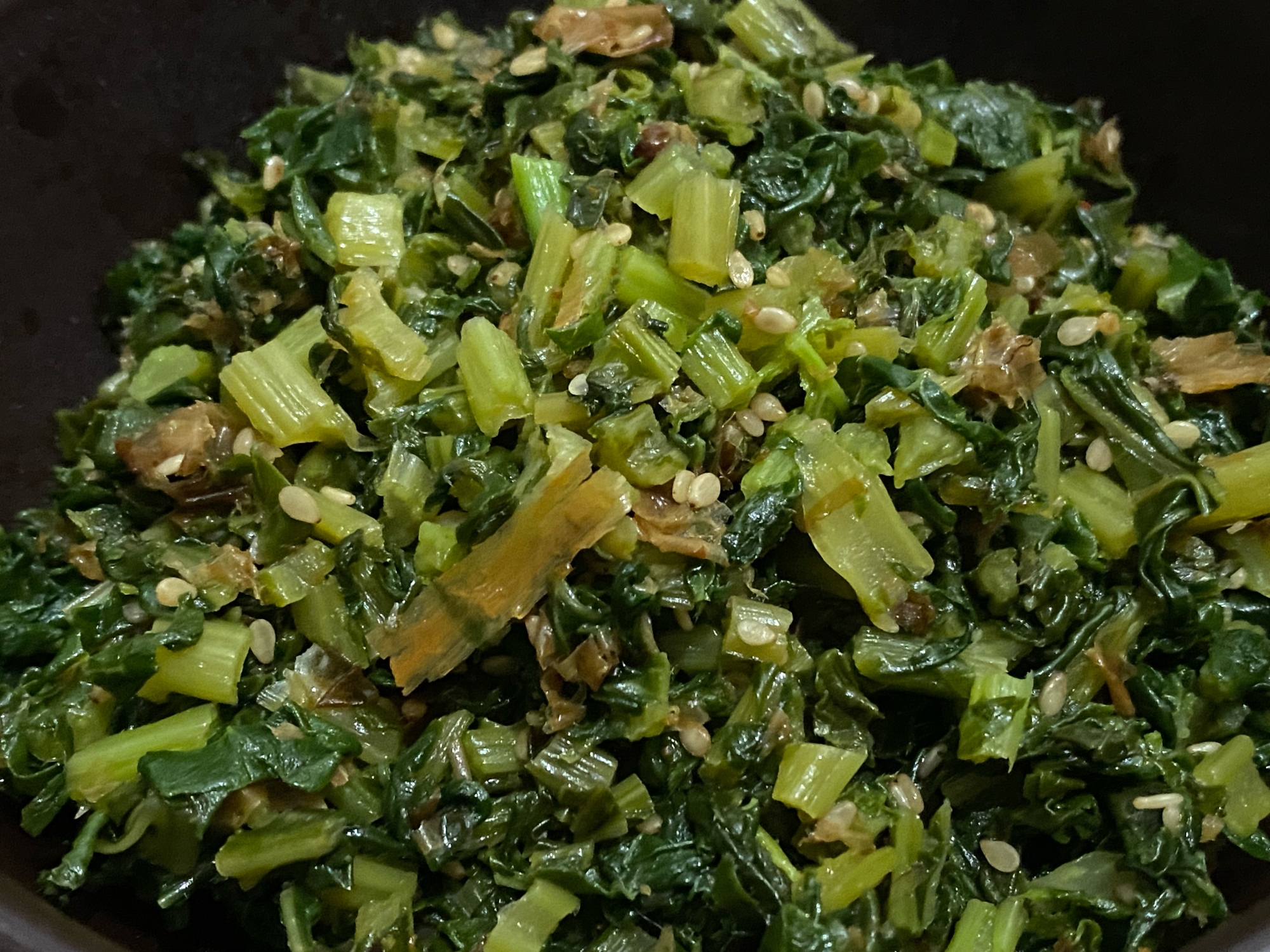 大根菜のおかか炒め✨