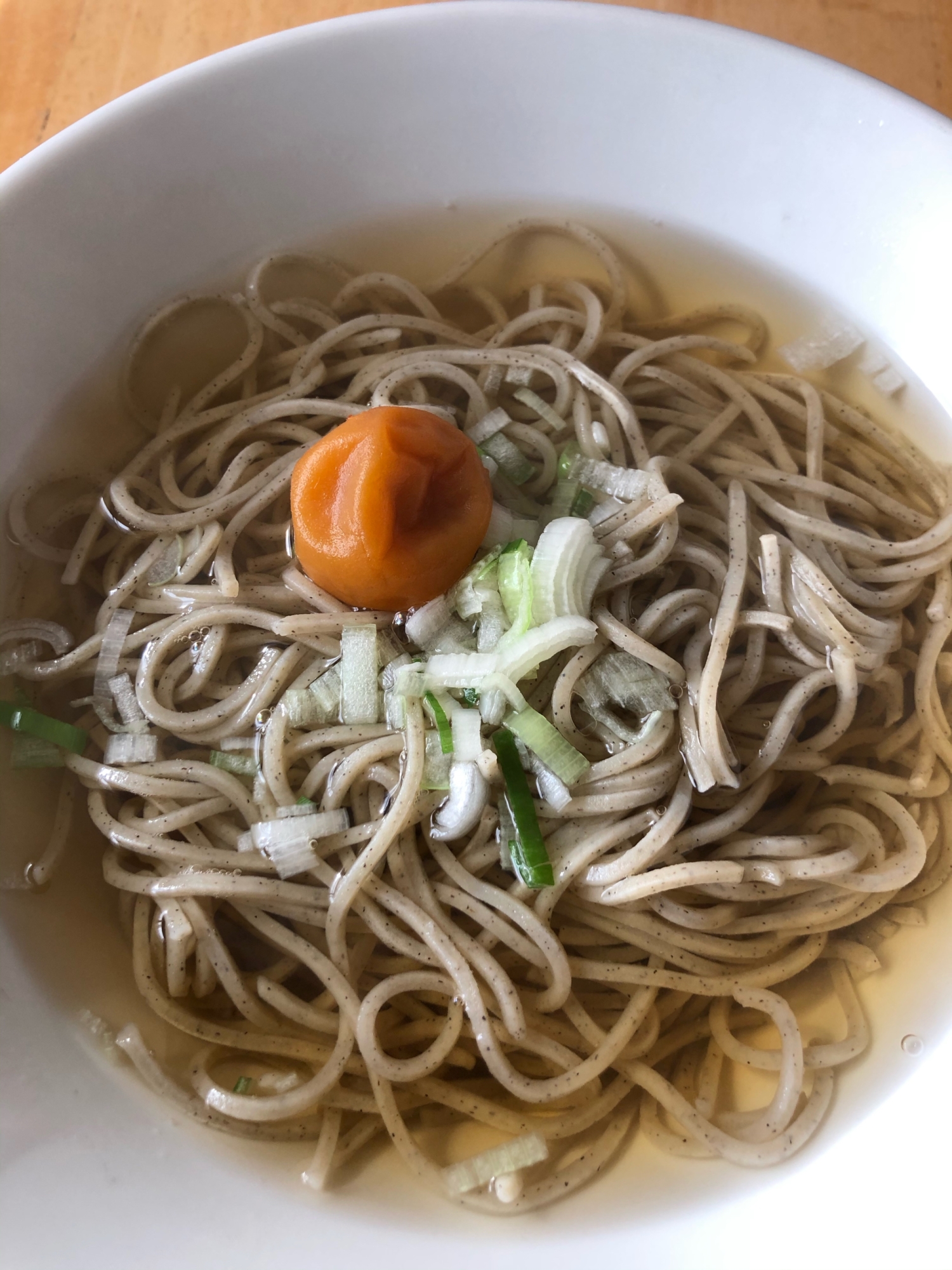 梅干し蕎麦