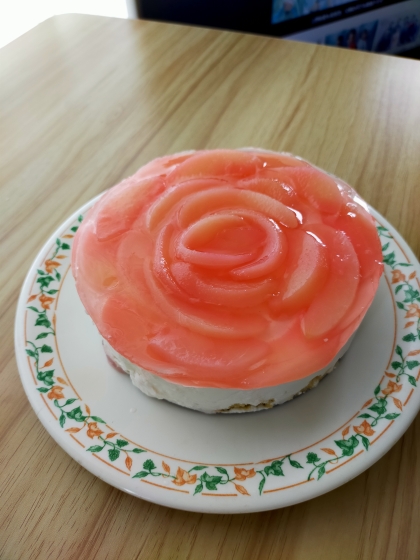 ピーチ☆レアチーズケーキ