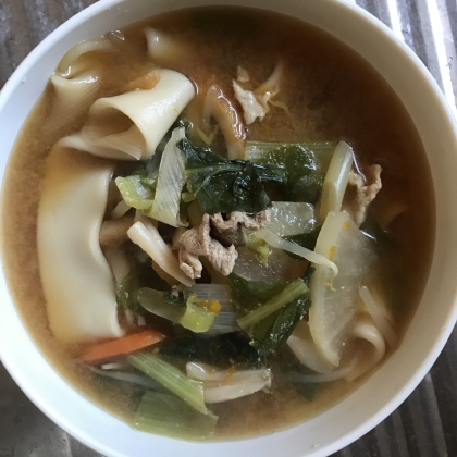 簡単 醤油味のほうとう レシピ 作り方 By ssii 楽天レシピ