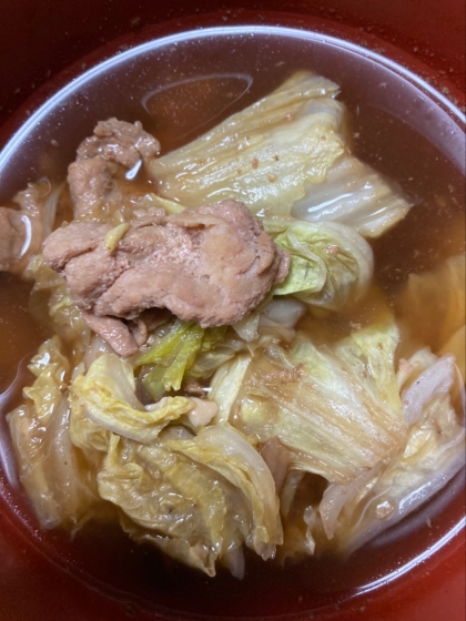 豚肉と野菜の味噌スープ煮