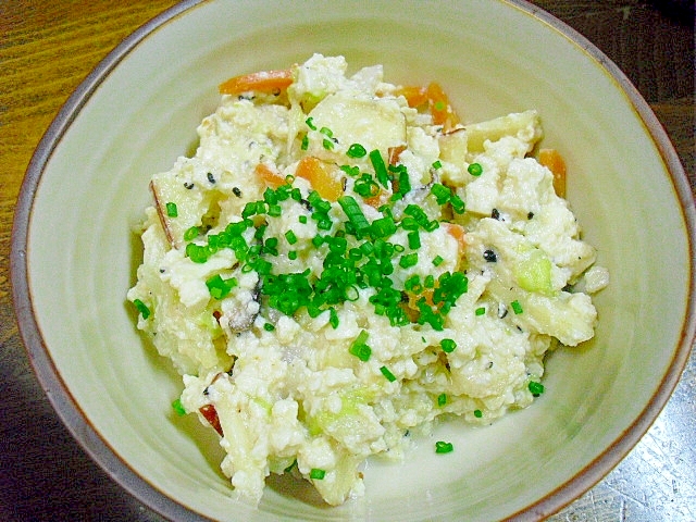 リンゴ入り白和え