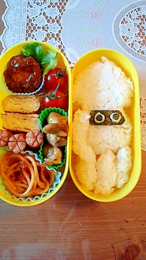 キャラ弁 ゲッソー弁当 マリオ サブキャラ レシピ 作り方 By かいじゅうなぎごん 楽天レシピ キャラ弁 ゲッソー弁当 マリオ サブキャラ レシピ 作り方 By かいじゅうなぎごん 楽天レシピ