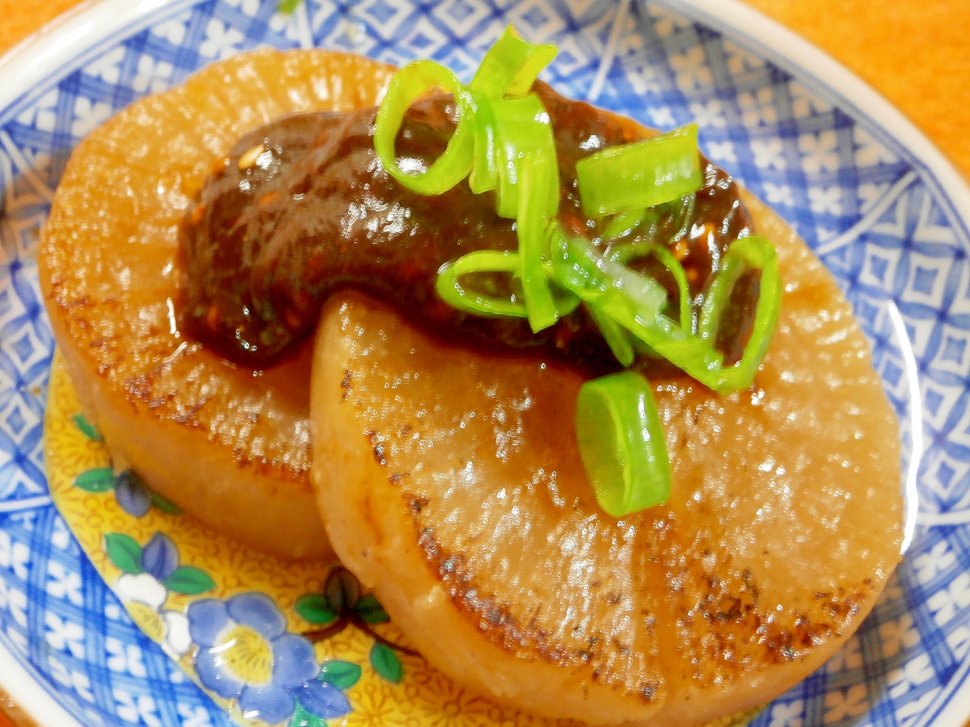 甘味噌で食べる☆大根焼き