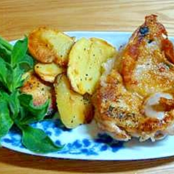 フライパンひとつで 鶏もも肉の塩焼きwithぽてと レシピ 作り方 By Nicetea112 楽天レシピ フライパンひとつで 鶏もも肉の塩焼きwithぽてと レシピ 作り方 By Nicetea112 楽天レシピ