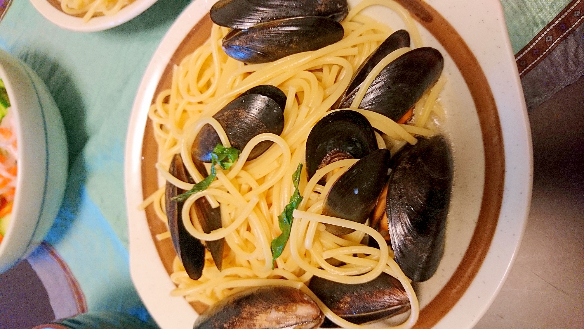 ムール貝とバジルのパスタ レシピ 作り方 By 田舎のばあさん 楽天レシピ