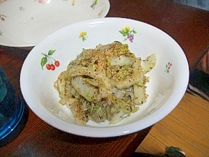 白菜のゆかり和え