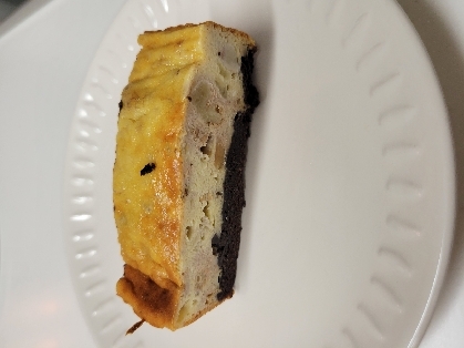完熟バナナとオレオのトロっとチーズケーキ