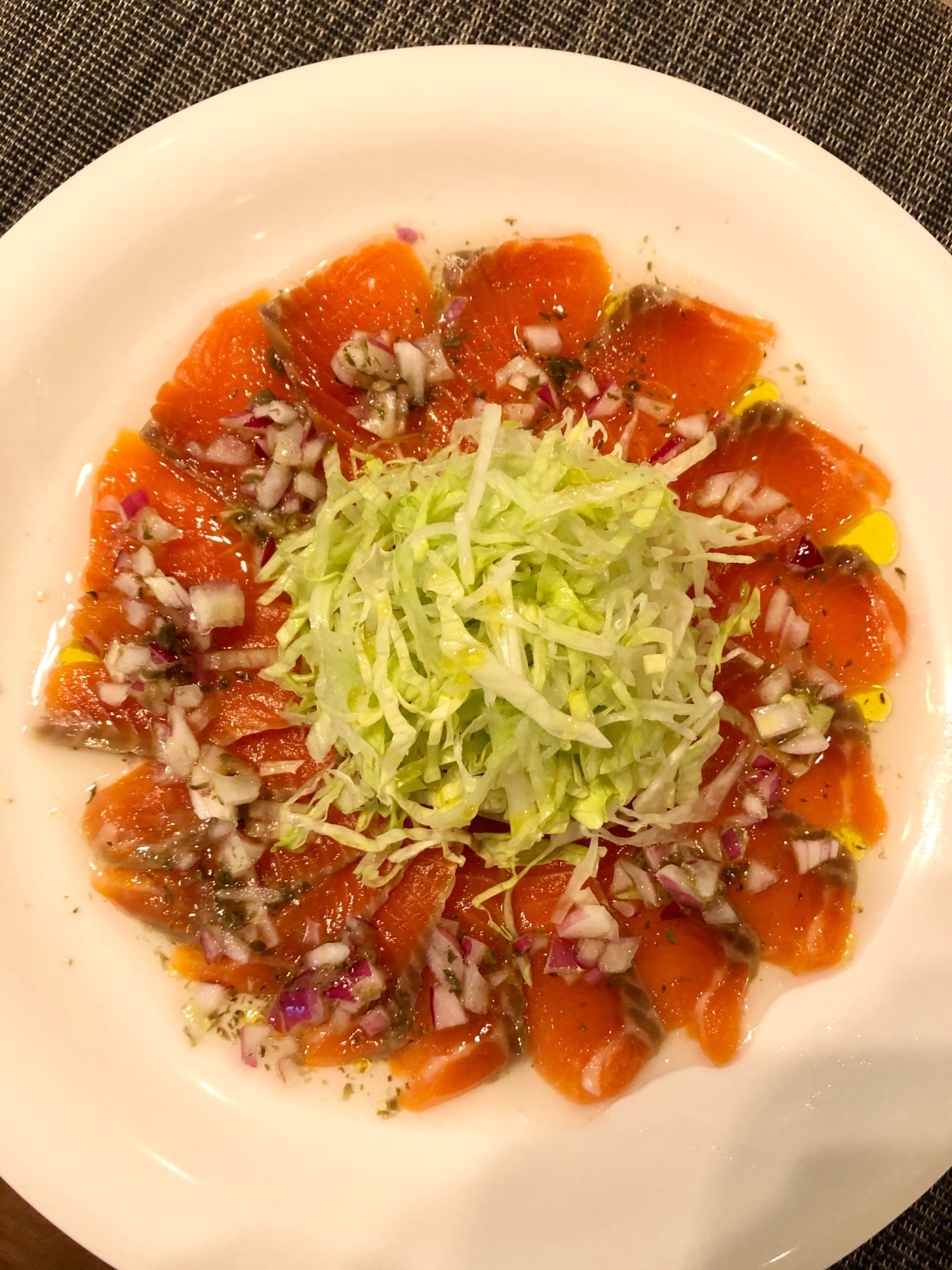 サーモンのサラダカルパッチョ レシピ・作り方 by Rマム - 楽天レシピ