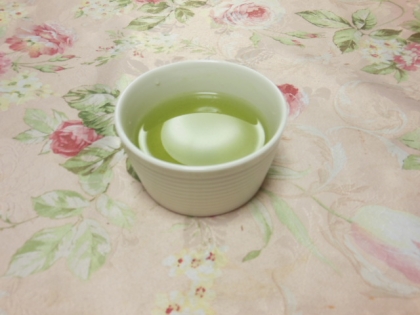 (♥ó㉨ò)ﾉこんにちは～❤
胡麻忘れたｗ！
緑茶を大量に沸かしてたので緑茶で作ってみたよ❤小腹満たしに最高だねコレ( *´艸)❤美味しかったよ～＾＾感謝❤