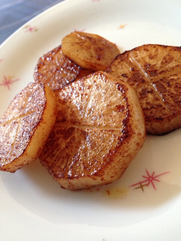 大根の焼肉のタレ焼き