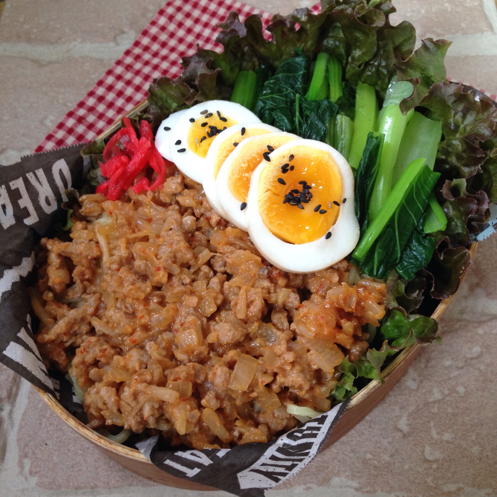 冷やし混ぜ麺弁当♪