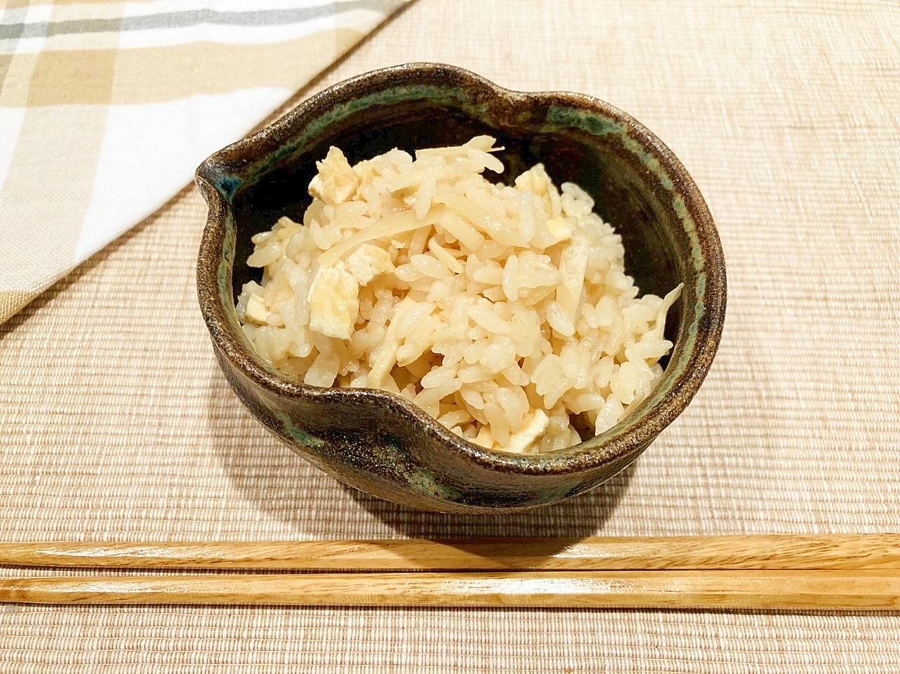料亭の味⭐️新生姜の炊き込みご飯