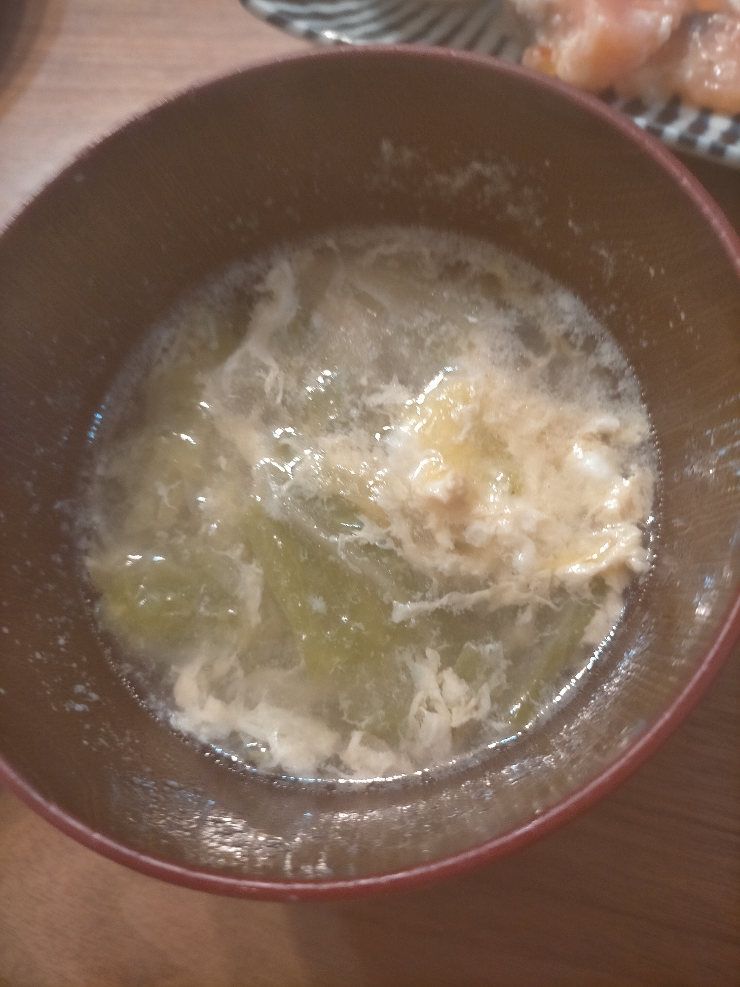 卵と白菜の中華スープ