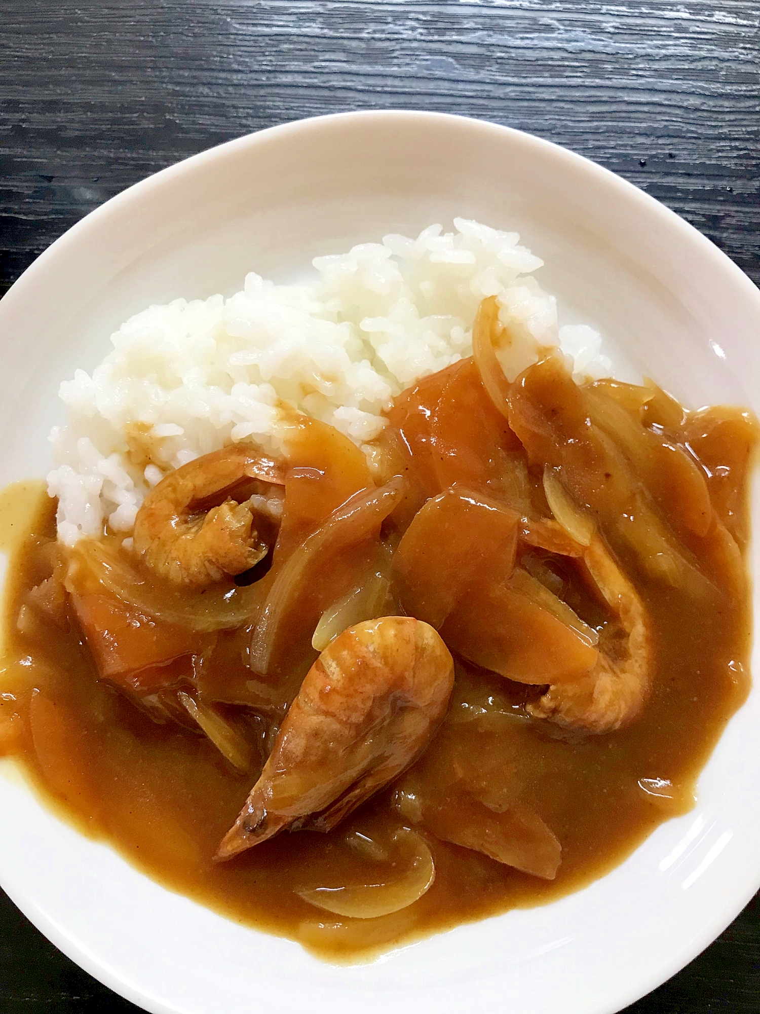 干しエビのシンプルカレー