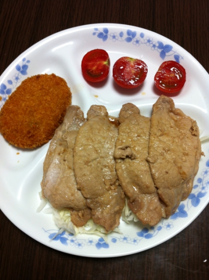 美味しくなるコツをちゃぁんと見て再チャレンジしてみます。σ(^_^;)
味つけがよく美味しかったです。(^○^)