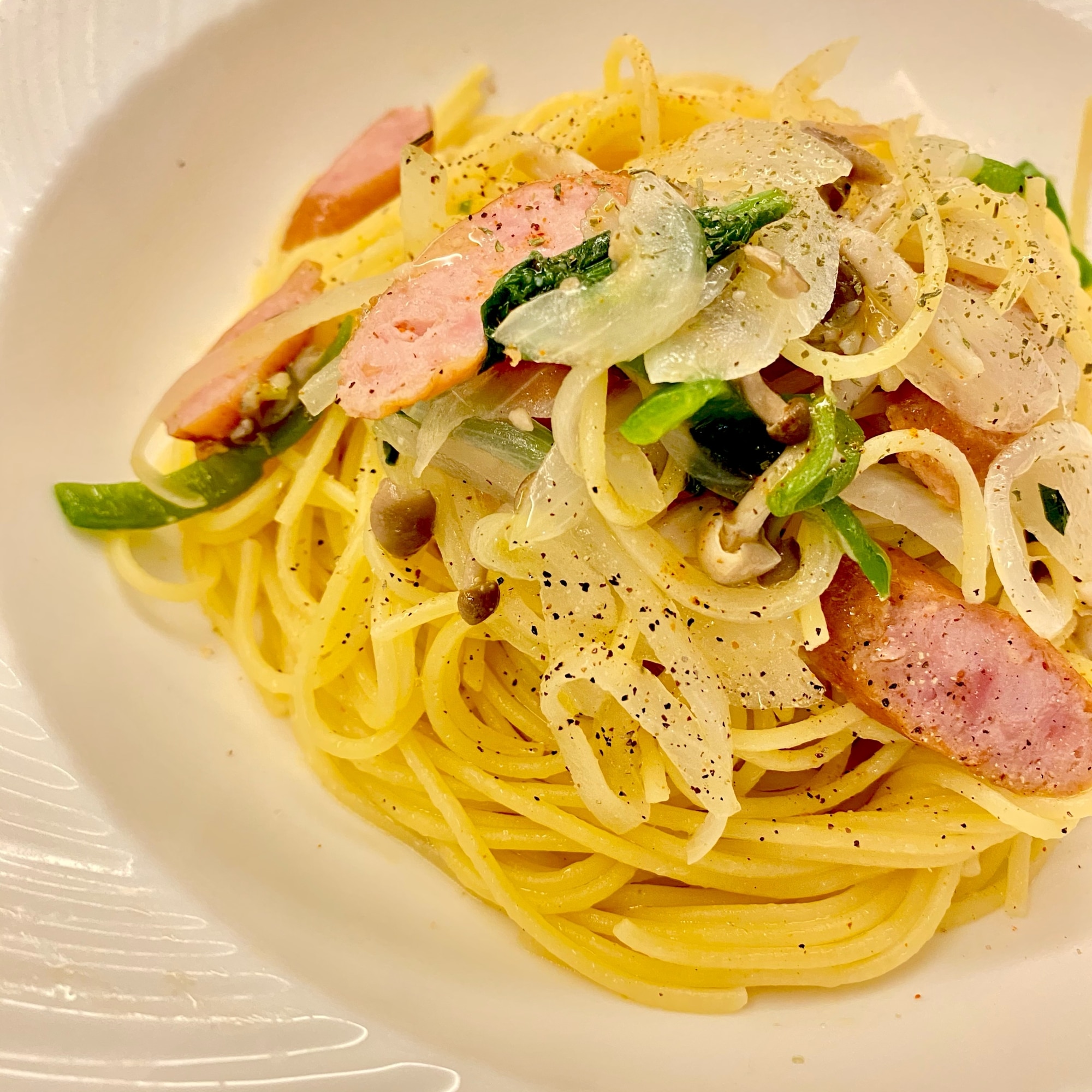 辛くない＊ペペロンチーノ＊具沢山 レシピ・作り方 by CocoNut kitchen