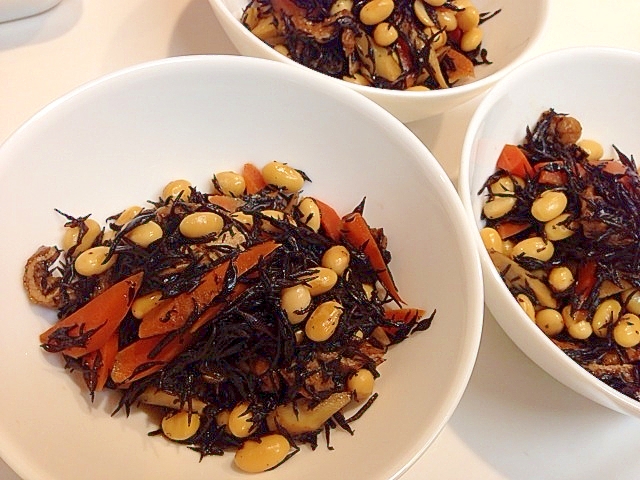 具沢山☆ヒジキの煮物