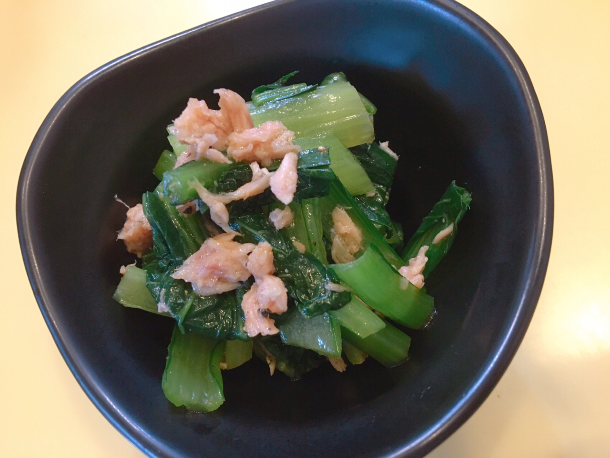 小松菜とシーチキンの和え物～✰