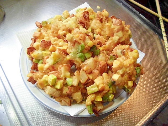 具沢山 野菜のかき揚