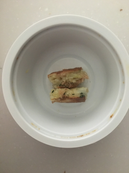 余ったパン粉deミニお好み焼き