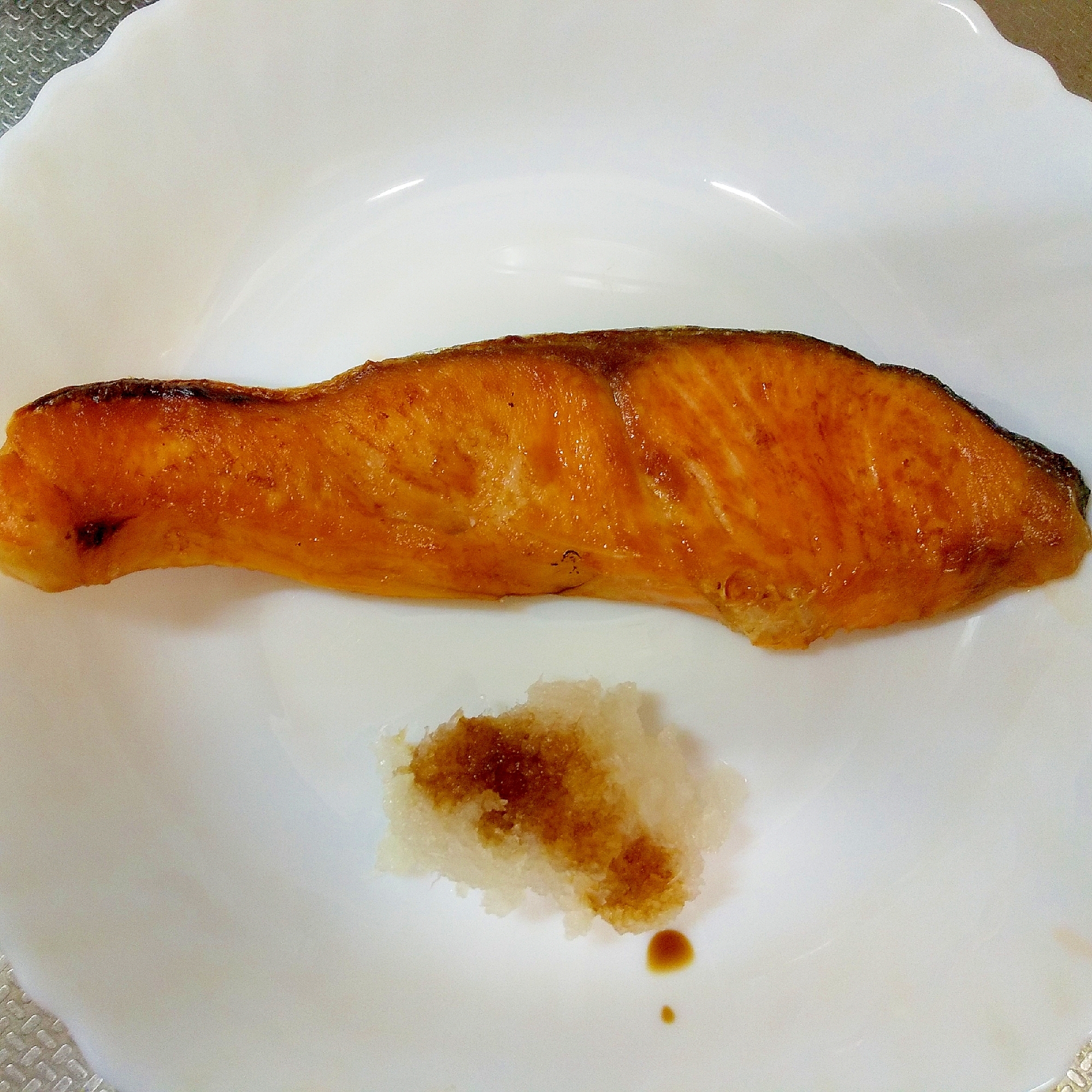 鮭のグリル焼き