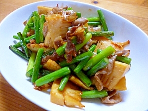 タケノコとニンニクの芽ニンニクしょうゆ炒め レシピ 作り方 By Sel123 楽天レシピ