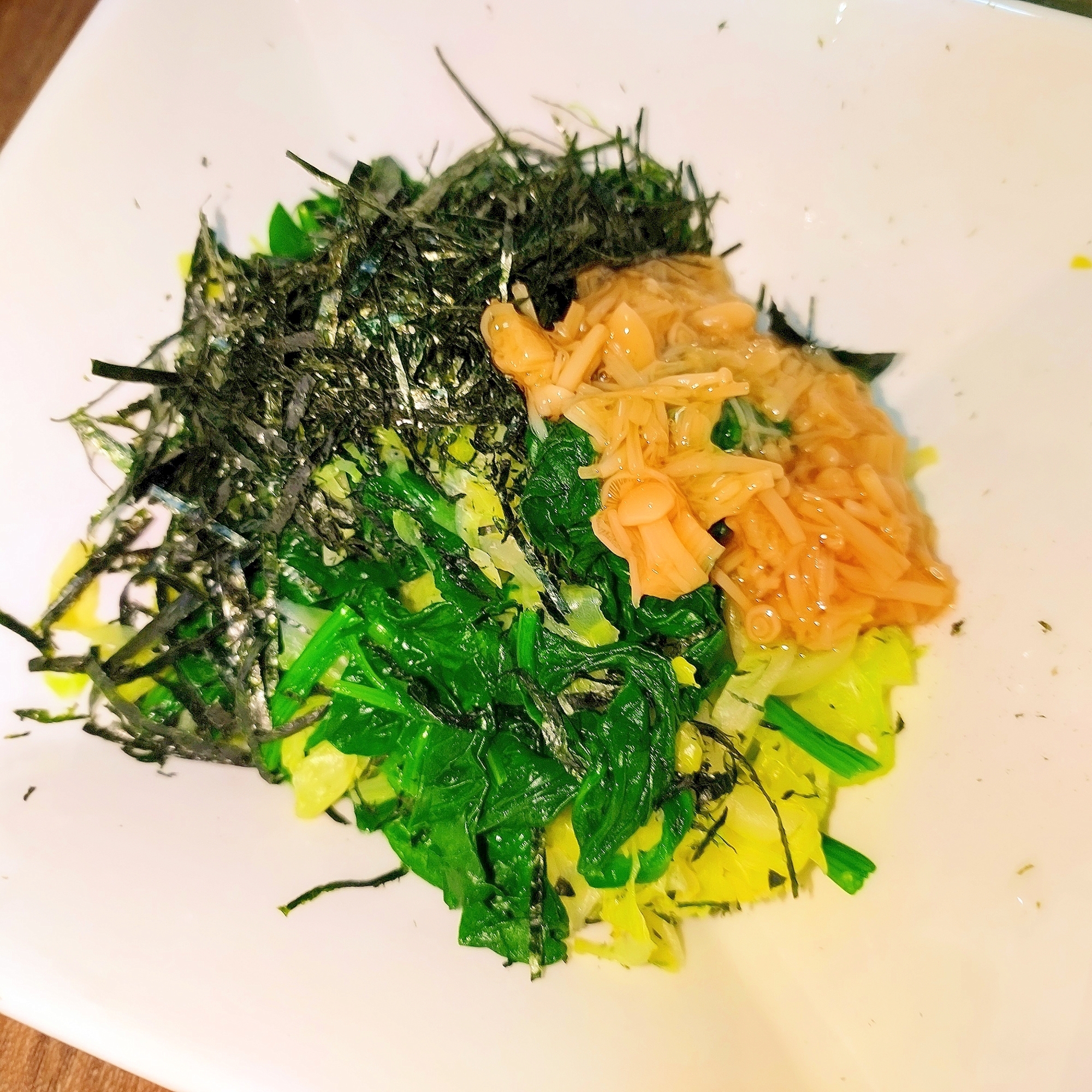 キャベツ☆なめ茸マヨ和え