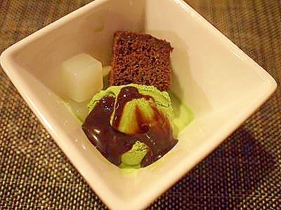 抹茶アイスでミニチョコパフェ レシピ 作り方 By ブ 子 楽天レシピ
