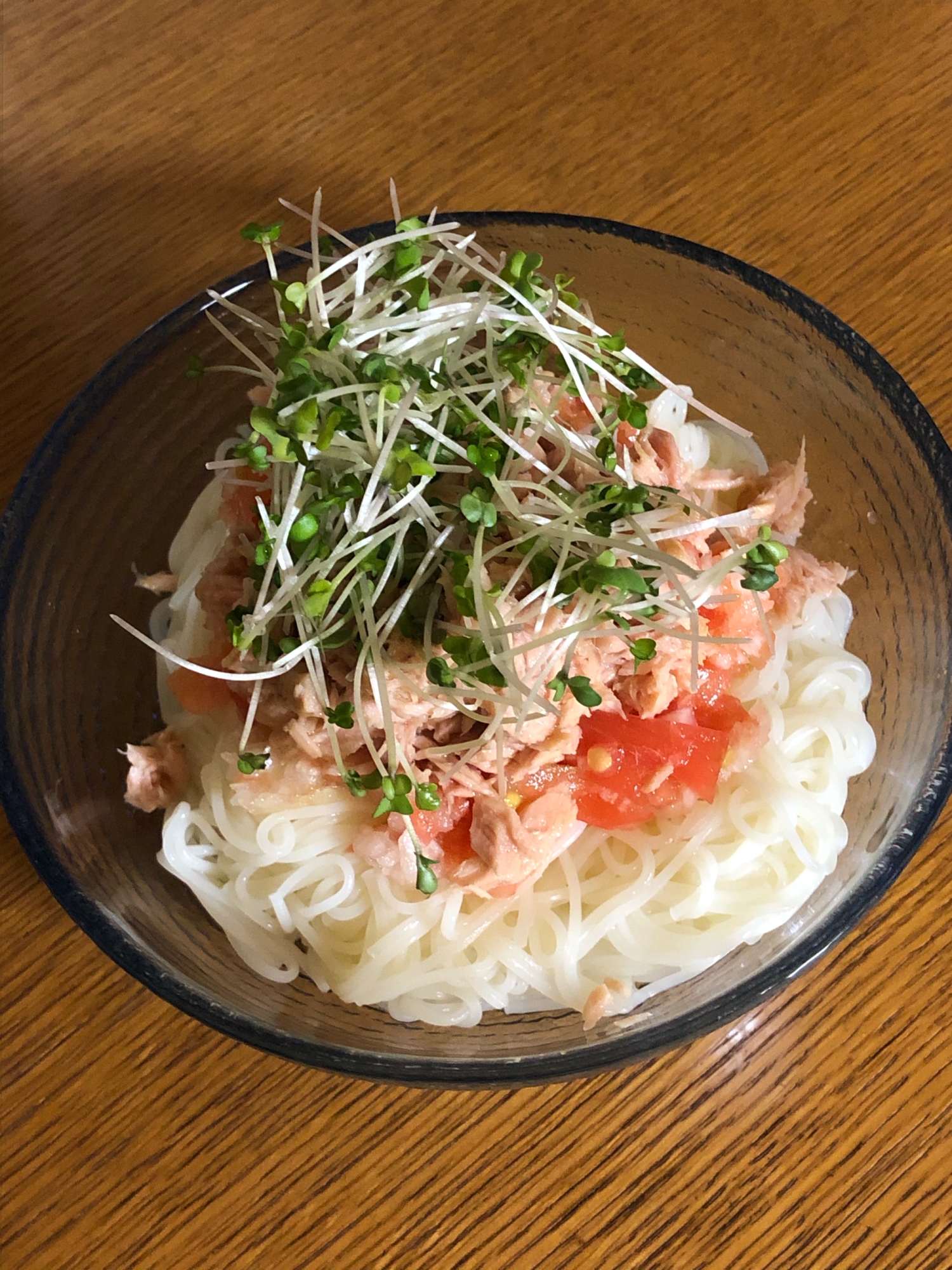 ツナトマトそうめん