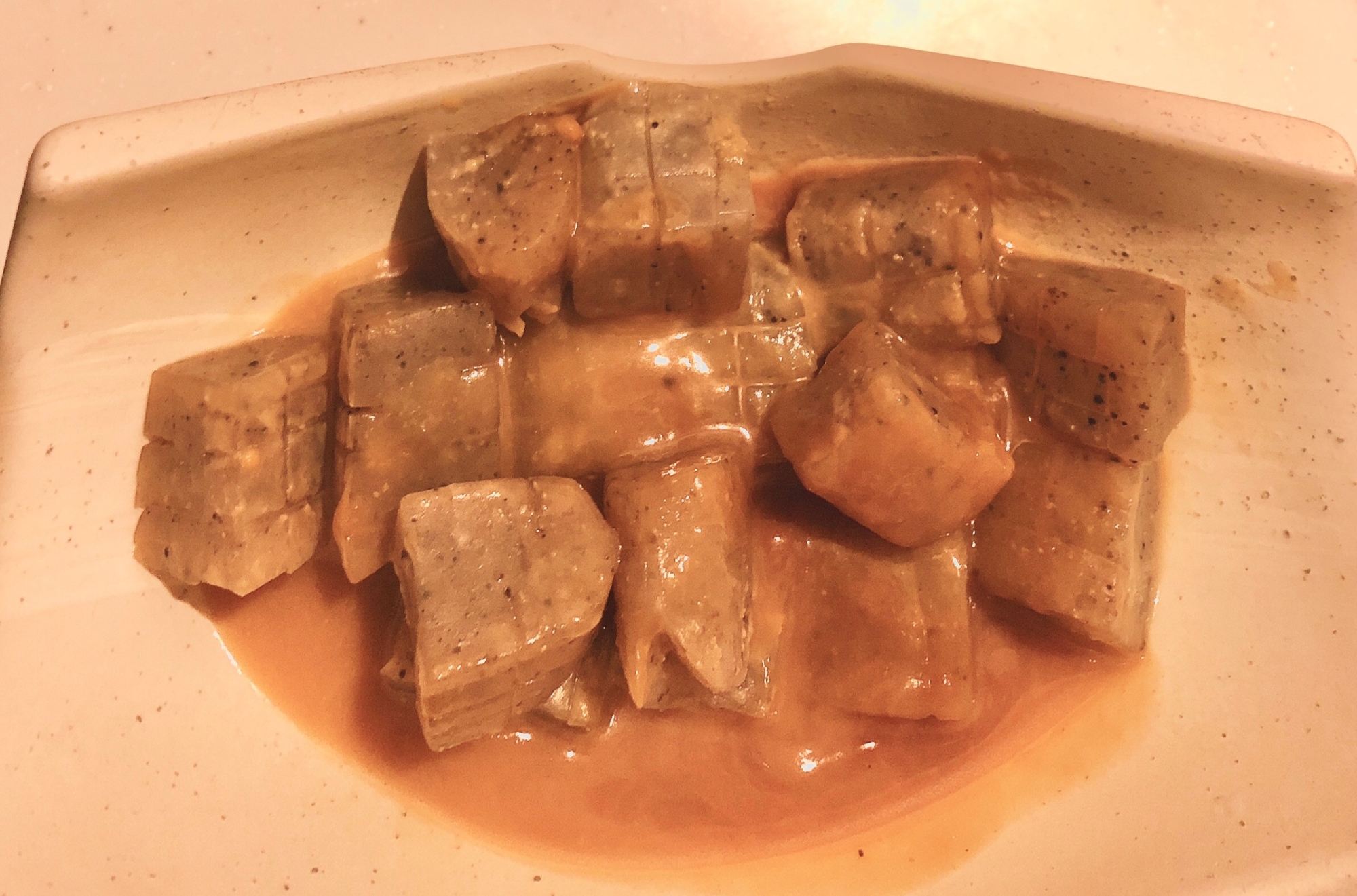 レンジでチン!簡単みそこんにゃく