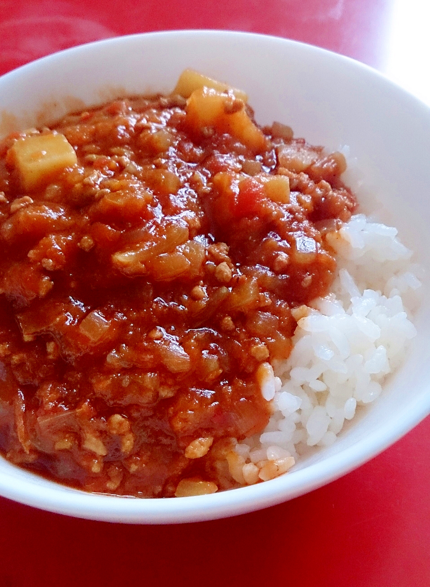 野菜ジュースの搾りかすで甘口カレー♪