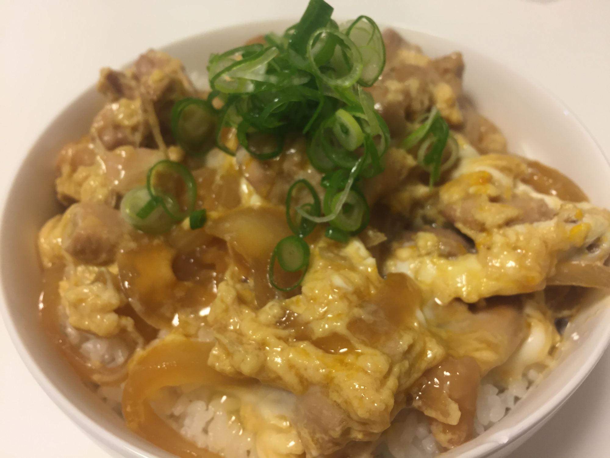 片栗粉でふわふわ親子丼