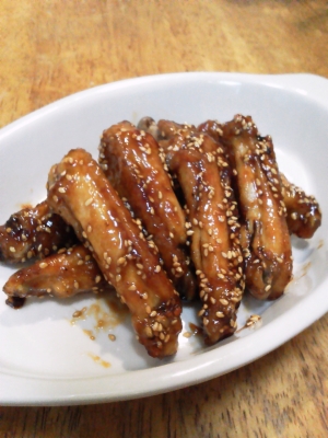 鶏の手羽先の甘辛揚げ 焼き レシピ 作り方 By 戦うコックさん 楽天レシピ 鶏の手羽先の甘辛揚げ 焼き レシピ 作り方 By 戦うコックさん 楽天レシピ