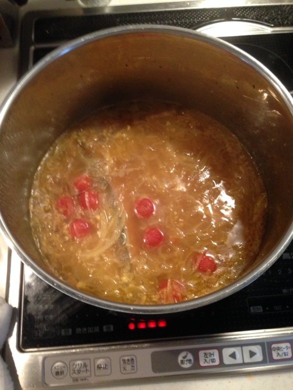 サバを使ったブーリード(フレンチ風カレースープ)