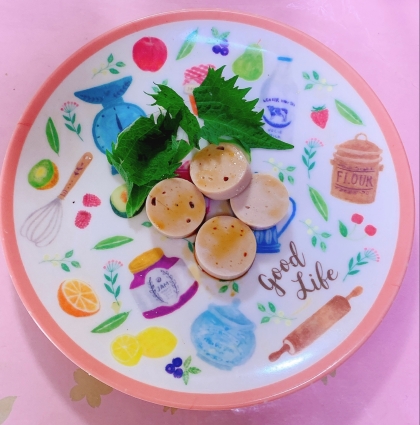 ウィンナーの青じそバター醤油炒め