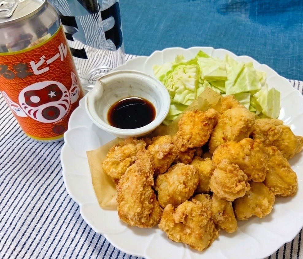 福岡県大川名物「タレ付け唐揚げ」
