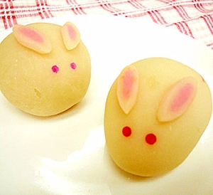 可愛らしい和菓子を作るなら☆ うさぎまんじゅう