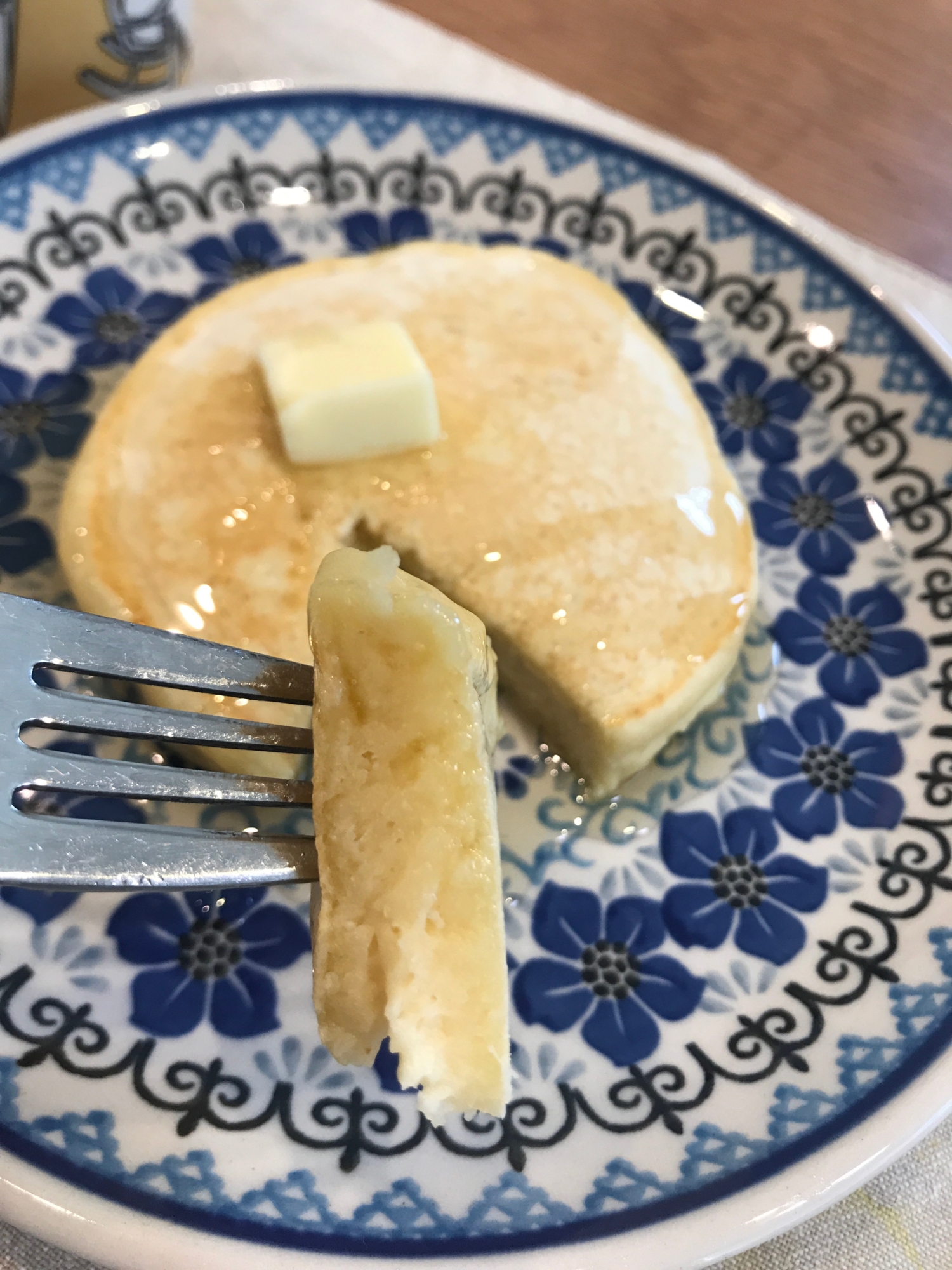 HMなくても！豆腐で膨らむ、しっとりパンケーキ