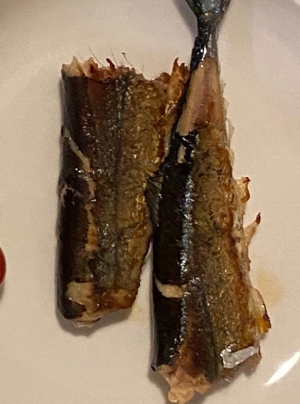 ホットサンドメーカーde秋刀魚の塩焼き