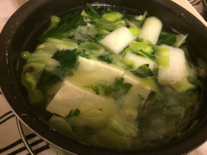 ◯いつもの湯豆腐が激ウマ！こんぶ茶すごいー(＞人＜