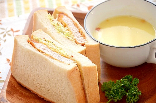 ソースが決め手のヒレカツサンド レシピ 作り方 By わたまき 楽天レシピ ソースが決め手のヒレカツサンド レシピ 作り方 By わたまき 楽天レシピ