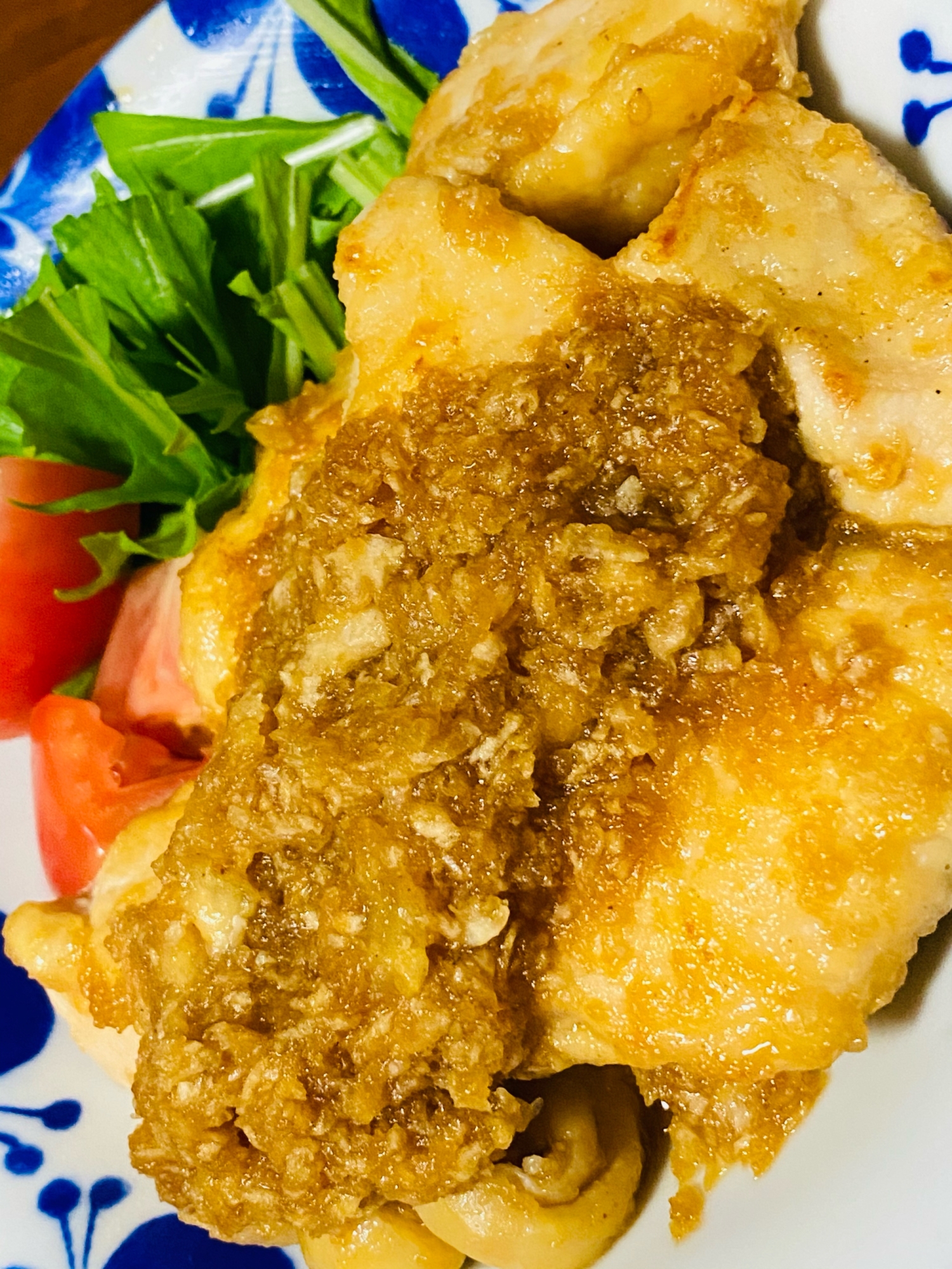 鶏胸肉のおろしポン酢焼き