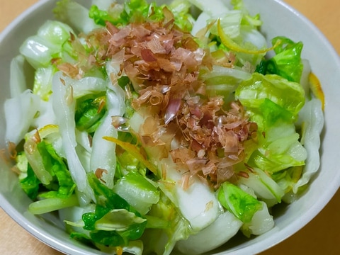 ゆず風味の白菜のお浸し