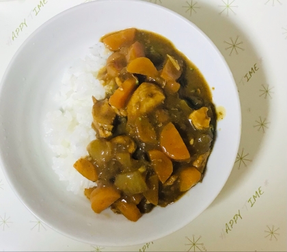 ☆にんにく☆チキンとほうれん草のカレー