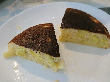 炊飯器で簡単 りんごとサツマイモのケーキ レシピ 作り方 By びっきー 楽天レシピ