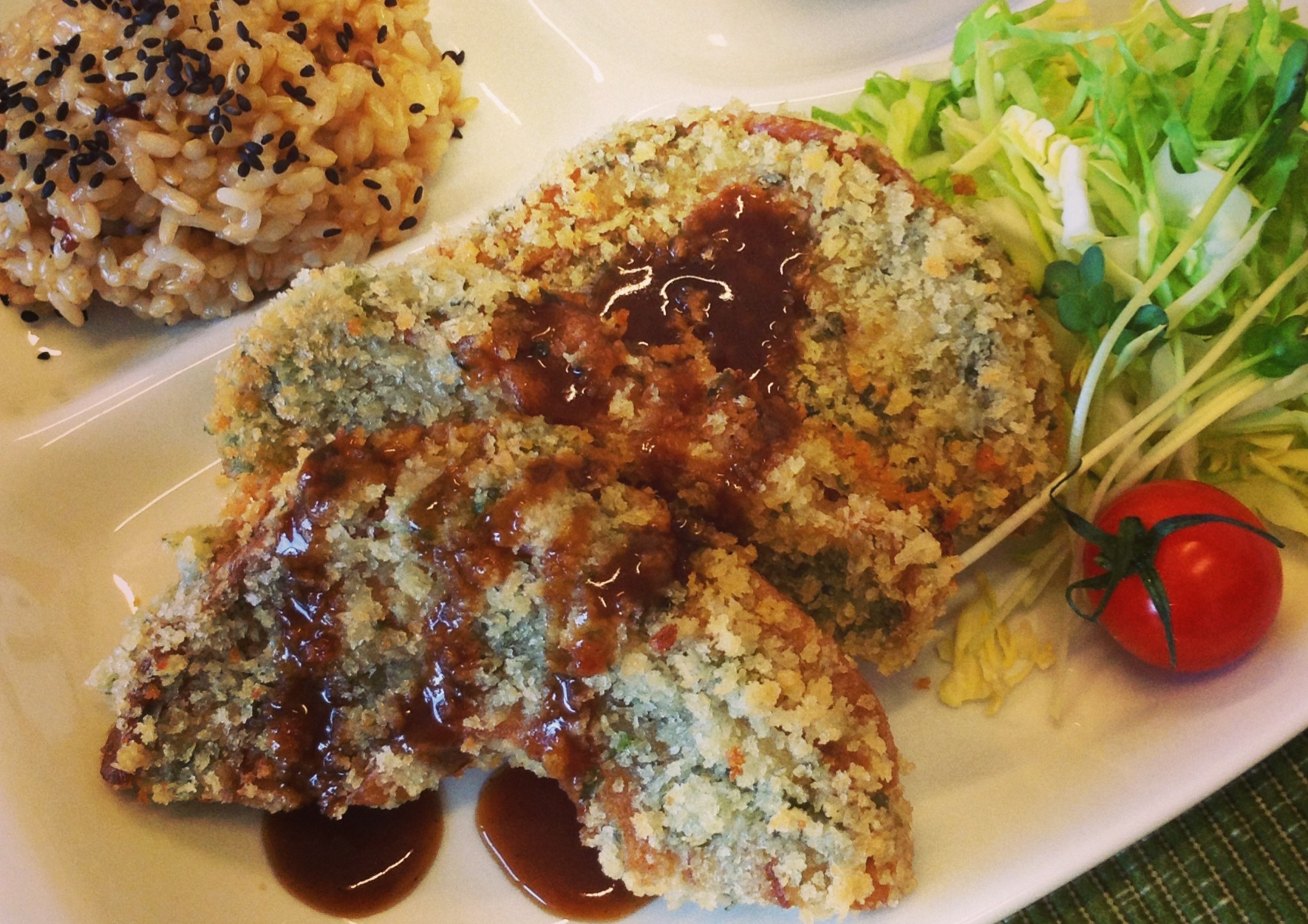 車麩の磯辺カツ揚げ