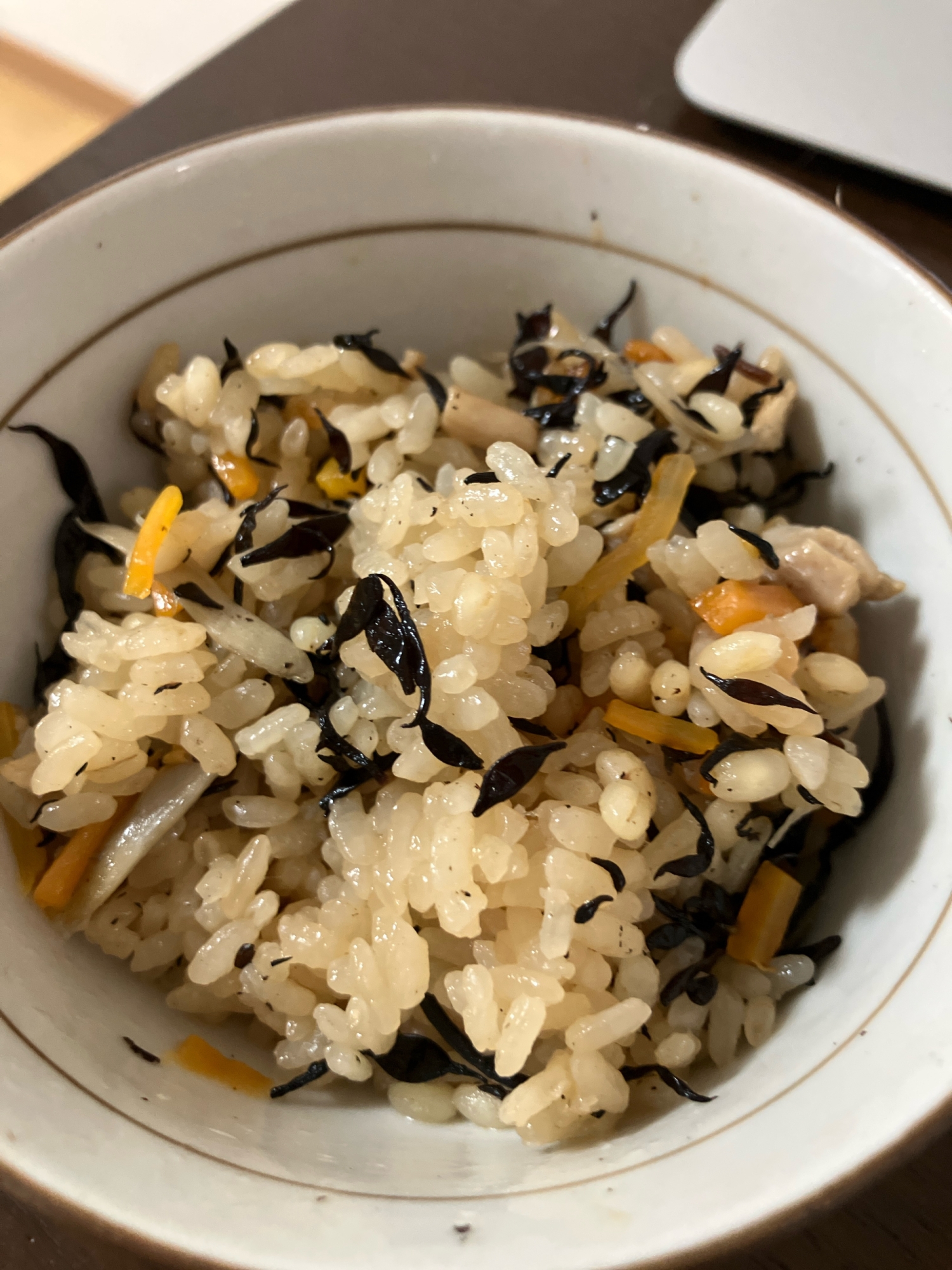 ひじきの炊き込みご飯